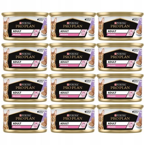  PRO PLAN Adult Delicate Wet пяна за котешка храна с пуешко 85гр