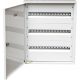 КУТИЯ С ПРЕДПАЗИТЕЛИ НА МЕТАЛНО ТАБЛО ЗА ПОВЪРХНОСТЕН МОНТАЖ 3x20 60M RBN