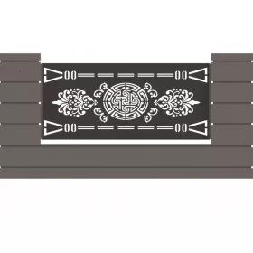   ОГРАДА ОГРАДА ПАНЕЛ МОДЕРНА ПРЯМА