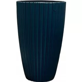   Саксии - Форма-Пластмасова саксия 29 см х 29 х 48 см диаметър 29 см пластмасови нюанси на синьо