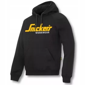   SNICKERS EXCLUSIVE LINE HOODIE, ПЛЪТЕН ПАМУК, ЧЕРЕН, МЪЖКИ XXL