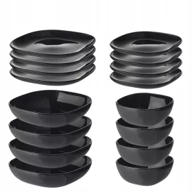   Чинии - КОМПЛЕКТ ЧИНИИ, СЪРВОДИ, ЧЕРНИ, 16 БР.