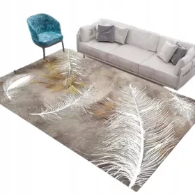   Килим - Килим с къс косъм POLDYWAN, 140 х 200 см