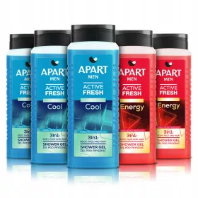  Apart Мъжки душ гел 3в1 Mix Active 5x500