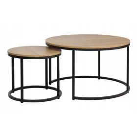    Холна маса Signal Кръгли маси 80 х 80 х 48см естествен дъб