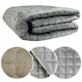   Одеяло - 5K Home Decor полиестерно покривало за легло 150 cm x 200 cm нюанси на сивото
