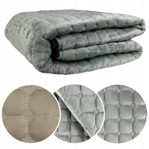Одеяло - 5K Home Decor полиестерно покривало за легло 150 cm x 200 cm нюанси на сивото