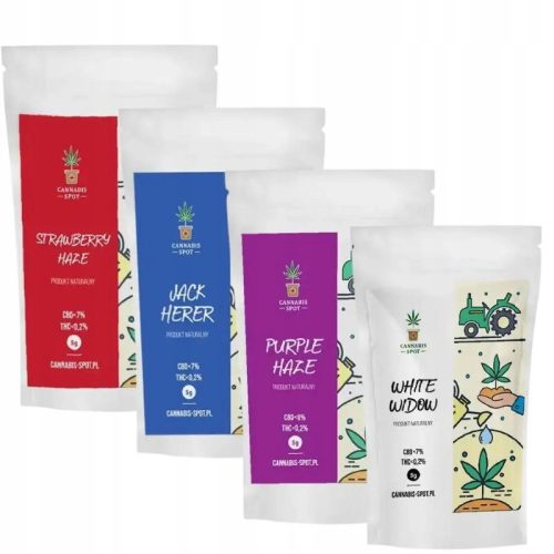 CBD билка 4x1g - Коледен микс + безплатни