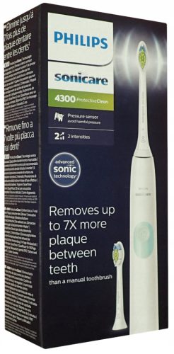  Електрическа четка за зъби Philips Sonicare ProtectiveClean 4300, бяла