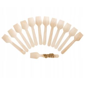   Дървени лъжички за сладолед 100 бр.