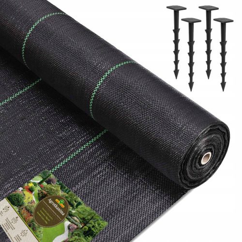 Агротекстил - Селскостопанска тъкан за мулчиране (против плевели) Eco Garden черна 160 x 5000 cm 90 g/m²