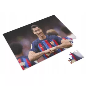    Пъзел Robert Lewandowski Барселона + Кутия за имена А3 252 бр.