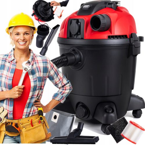  Индустриална прахосмукачка Lehmann TALLER 35 VACUUM CLEANER EL SOCKET 4000W 35L 4000 W