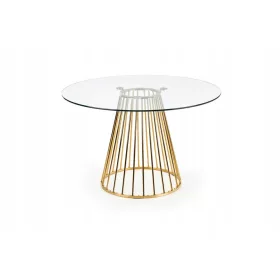    Кръгла маса Halmar Liverpool 120 x 120 x 75 см злато