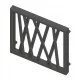 Esperto Radiators 351 W черен декоративен радиатор