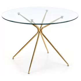  Кръгла маса Halmar 110 x 110 x 74 см злато