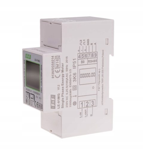 F&F брояч 0 V IP20 0 A