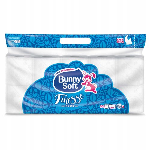 Тоалетна хартия - Bunny Soft неароматизирана тоалетна хартия 10 бр.