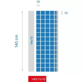   МРЕЖА ЗА ГОРСКА ОГРАДА 140/15/10 L 50MB + скоби КВАДРАТНА МРЕЖА