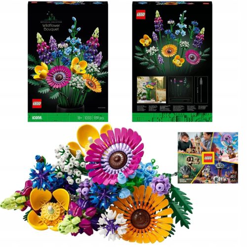  LEGO ICONS 10313 Букет от диви цветя + Lego Catalog 1/2024 Bricks City Technic Speed Star Wars Harry Potter Duplo