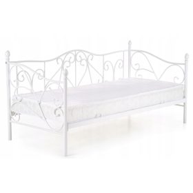   Метално единично легло Halmar Sumatra 90x200 бяло