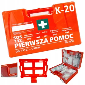   Фирмен комплект за първа помощ K20.2 DIN13157 x 2+ мундщук