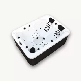   Джакузи - Home Deluxe твърд правоъгълен хидромасажен басейн 900л