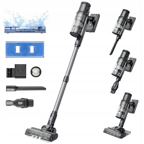  Proscenic P11 MOPPING вертикална прахосмукачка черна