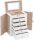 Организатор - Кутия за бижута Songmics JBC152W01 32 x 26 x 15,6 cm бяла