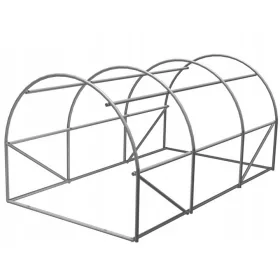   Фолиен тунел - Тунел от фолио 10 м² 400 х 250 см сребро