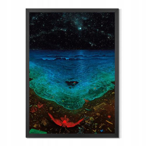 Постер - Плакат Zdzisław Beksiński изкуство в рамка 50 x 70 см