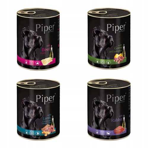  Мокра храна Piper, микс от вкусове, 9,6 кг