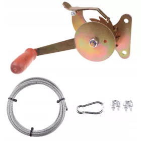    МАКАРА СЪС СТОМАНЕНО ВЪЖЕ 3м КОМПЛЕКТ МОНИВЕЛА РЕШЕТКА КОМПЛЕКТ РЕШЕТКА СТАТИВ