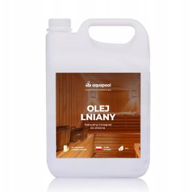   Сауна, аксесоари - ЛЕНЕНО МАСЛО ЗА ИМПРЕГНИРАНЕ НА ДЪРВО ВЪВ ФИНЛАНДСКА САУНА 5Л