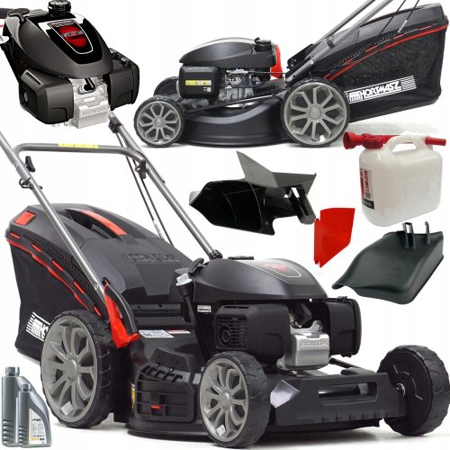  Бензинова косачка Hortmasz с кош, капацитет 201 cm³. кош 70 л, ширина на косене 53 см