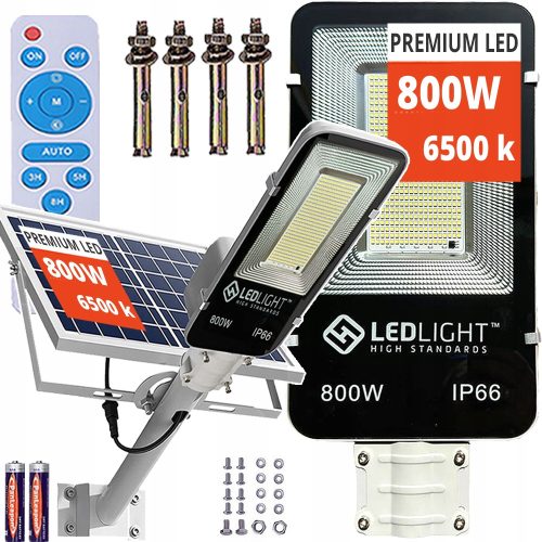  Led Light улична лампа 600 W 80000 lm на соларно захранване