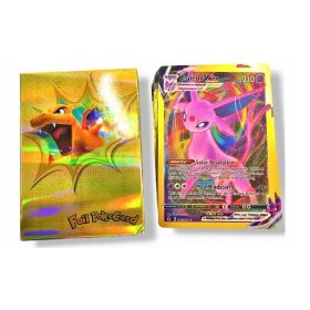    КОМПЛЕКТ ОТ 100 ЗЛАТНИ КАРТИ POKEMON Legendary TCG CARDS 100 GX HIT