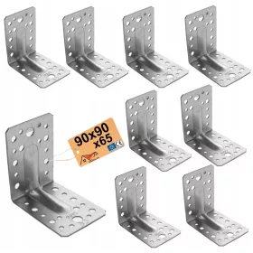   ДЪРВОДЕЛСКИ ЪГЪЛ МОНТАЖЕН 90х90х65 10бр 2.0мм