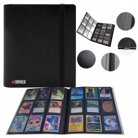    Албум за колекционерски карти Safe Cards Storage 9 Pocket Black Binder 360 карти
