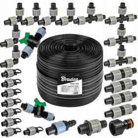    КОМПЛЕКТ Лента за капково напояване 100m линия за капково напояване КОМПЛЕКТ1