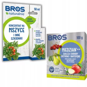    Bros листни въшки концентрат 50 ml + Bros Miedzian 50 WP фунгицид 100 g