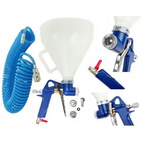   Vorfal пистолет за боядисване на стени V01002 + СПИРАЛЕН МАРКУЧ ПНЕВМАТИЧЕН МАРКУЧ 5х8мм 15М