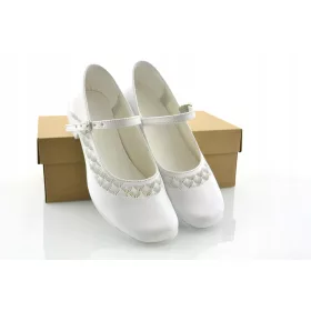    Бутикови детски бели балетки 36 номер