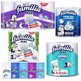   Тоалетна хартия - Ароматизирана тоалетна хартия Familia 8 бр.
