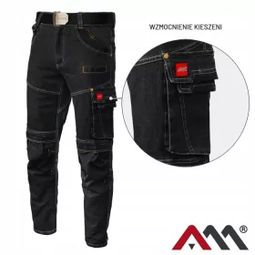   Дълъг работен панталон REDA BHP JEANS STRETCH BLUE размер XL