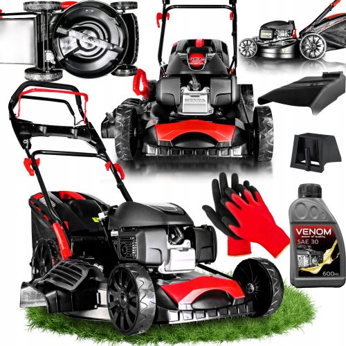  Бензинова косачка Venom 202 cm³ капацитет кошница 62 л, ширина на косене 56 см + 2 други продукта
