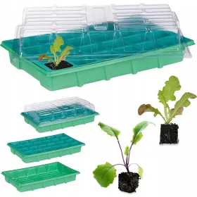   Мини оранжерия - 24× Мини оранжерия 38 см х 24,5 см, пластмаса