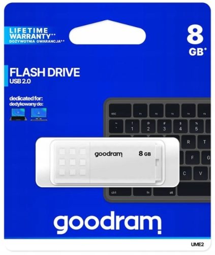  Goodram 8 GB USB 2.0 флашка бяла