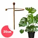  Подпора за растения, храсти, цветя, градинска подпора D20 H60cm, полска, масивна