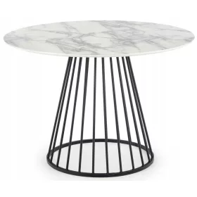 Плот за маса BRODWAY - бял мрамор HALMAR